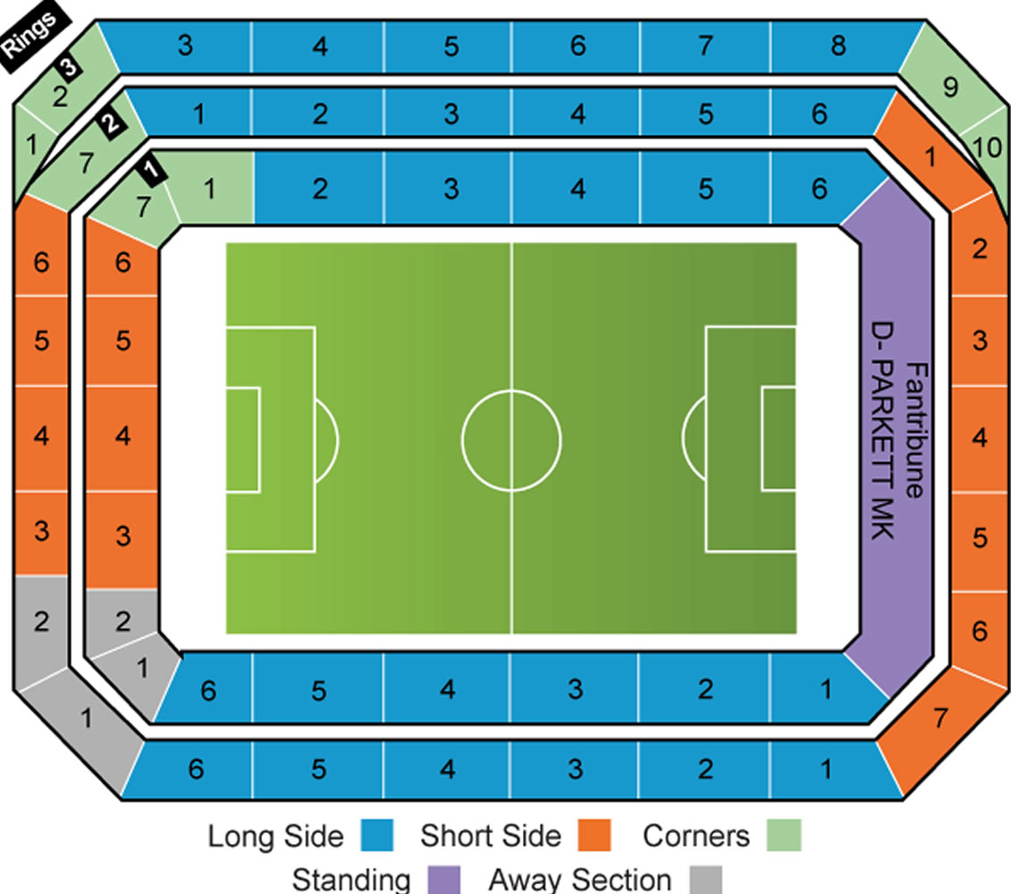 St Jakob Park, Basel, Switzerland, Switzerland Seating Plan
